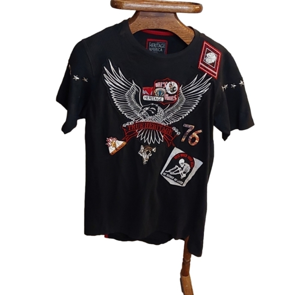 VINTAGE HERITAGE AMERICA TRUE HERITAGE MEN'S T SHIRT SIZE 2XLARGE